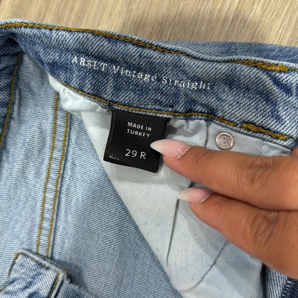 DSTLD Absolute Vintage Straight Jeans in Kinetic - Picture 4 of 6